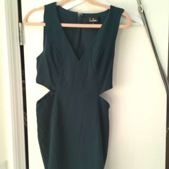 Lulus Dresses & Skirts - Lulu’s green cutout dress